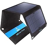 Solar Panel Charger, BigBlue 21W Solar Phone Charger with 2 USB, Foldable & Waterproof, Portable Camping Solar Charger Compat
