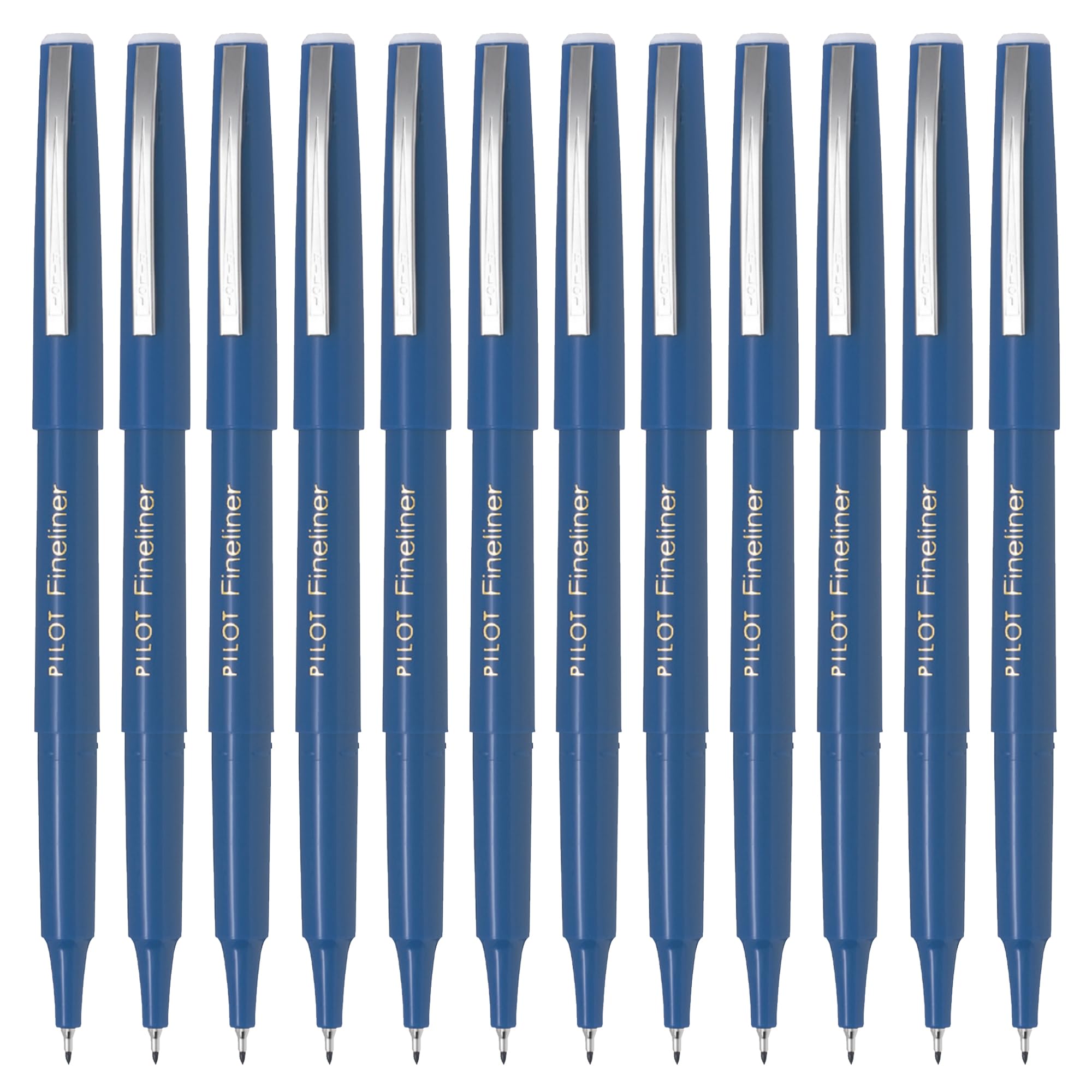 Pilot Fineliner 1.2 mm Tip - Blue, Box of 12