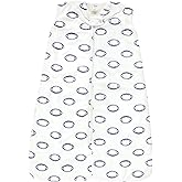 Hudson Baby Unisex Baby Mink with Sherpa Inner Sleeping Bag, Sack, Blanket, Football, 12-18 Months