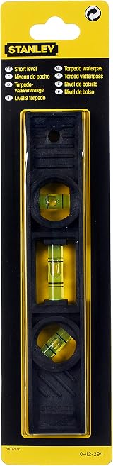 Stanley 0-42-294 Torpedo Level 8in Plastic Body Three Vials view 2