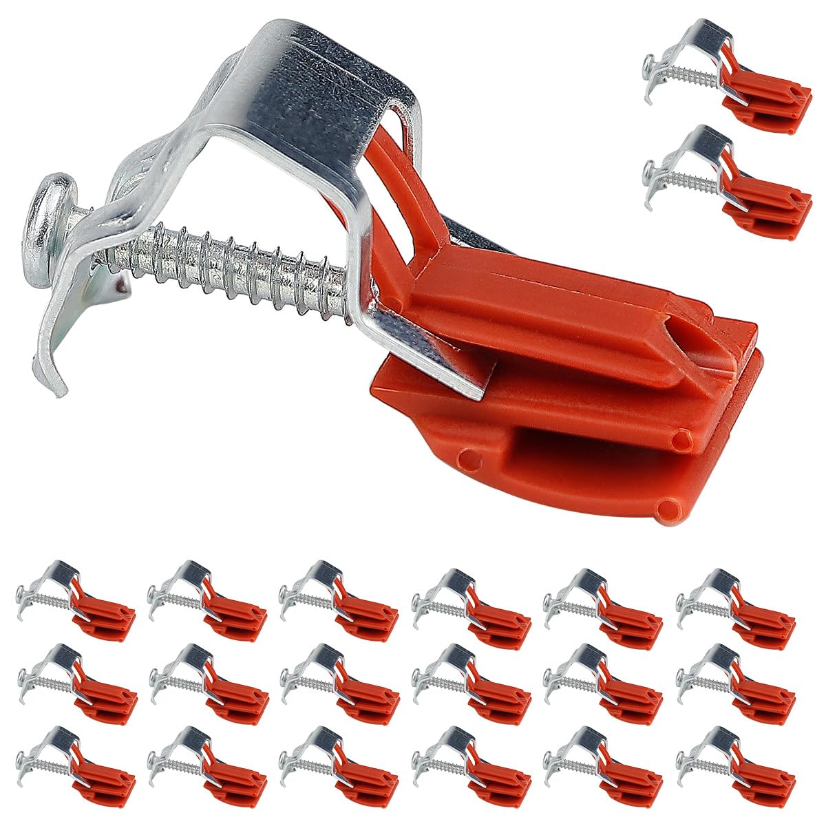 ZJIVQO 20PCS Bow Stands Sink Mounting Bracket Undermount Sink Clip Sink Clamps Undermount Sink Clips Installation Repair Hardware Clips Fastener Support for Kitchen Bathroom Sinks