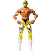 Mattel WWE Action Figure, 6-inch Collectible Rey Mysterio with 10 Articulation Points &amp; Life-Like Look
