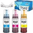 Botella De Tinta Cian VC (Compatible) Para Impresoras Epson ET-5800, ET-5850, ET-16600, ET-5180