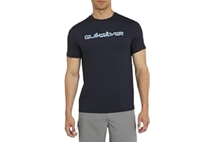 Quiksilver Mens Swimwear Regular Fit UPF 50 Short Sleeve Sun Tee