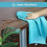 HOMEXCEL Microfibre Cloths 8 Pack Assorted Colors 29x29 cm view 4