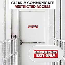 Sticky Expressions | Emergency Exit Only Sign