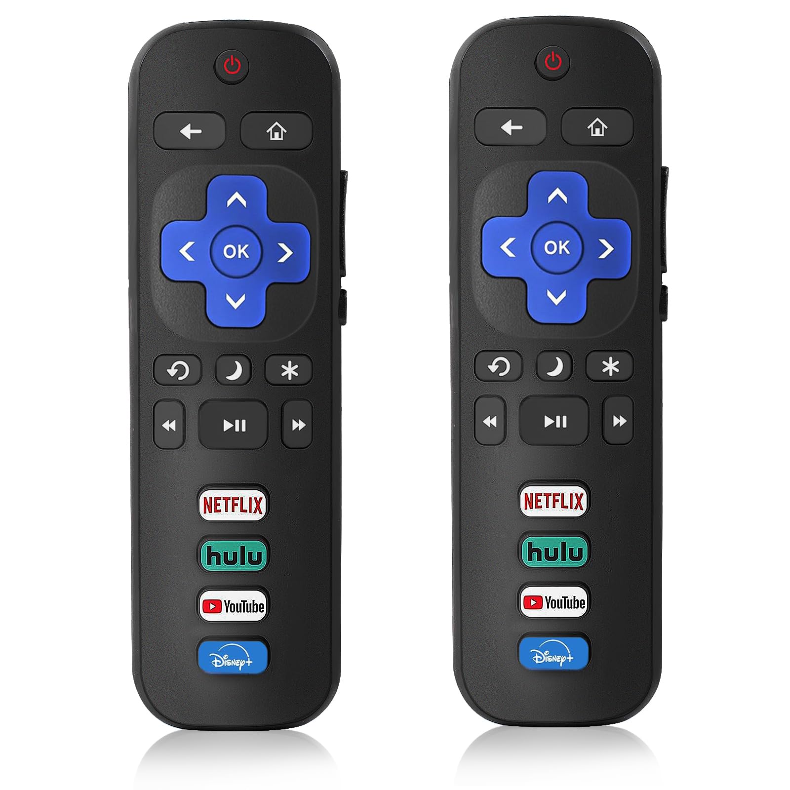 Photo 1 of 2PCS Nmaayss Replacement Remote for Roku TV Remote, Compatible with TCL Roku/Onn Roku/Hisense Roku/Philips Roku/Sharp Roku/Westinghouse Roku/Insignia Roku TV(Not for Roku Stick, Box or Speaker)