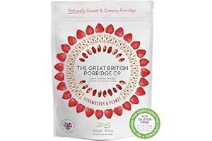 THE GREAT BRITISH PORRIDGE CO Strawberry Peanut Butter Porridge, 385 GR