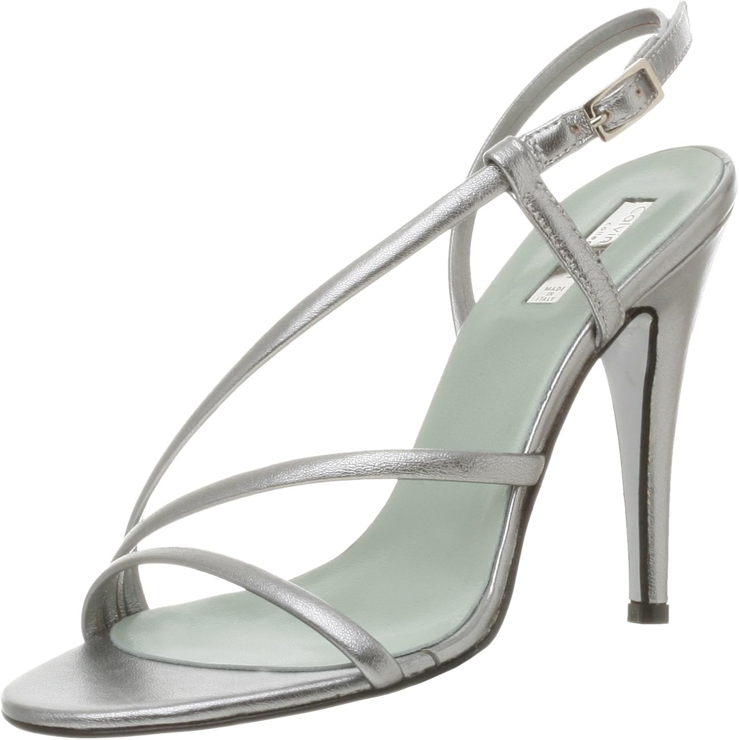Calvin Klein Giorgio Strappy & Clear Dress Sandals | Dress sandals, Trending shoes, Fancy flats