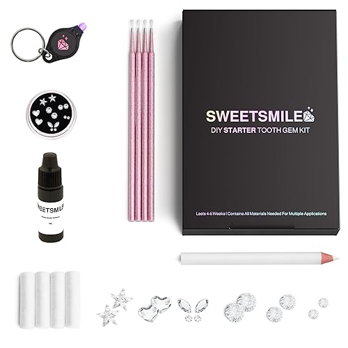 Sweet Smile The Original DIY Tooth Gem Kit Tooth Gem Starter