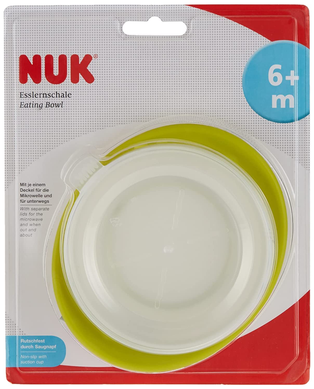 NUK Easy Learning Plate, colour purple