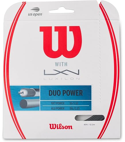 Amazon.com : Wilson Spin Effect Hybrid Tennis String - Set, White