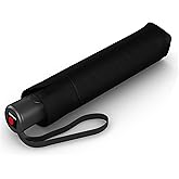 Knirps A.200 Medium Duomatic Windproof Umbrella for Adults – Automatic Open Close 38.5" Canopy, Travel Case Included