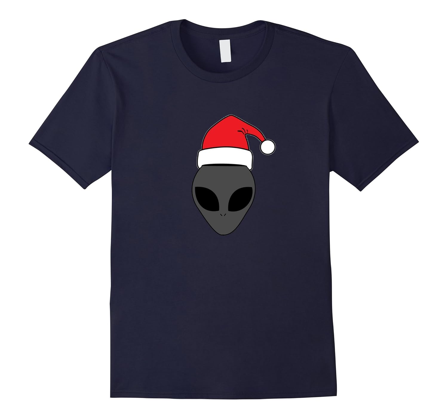 Funny Alien Santa Christmas Shirt-Rose