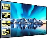 FUDONI Projector Screen 100 inch, Double Sided