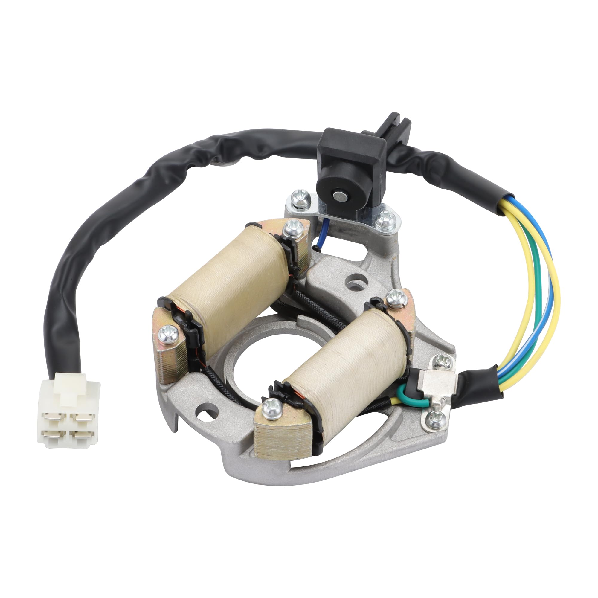 GOOFIT Full-wave Magneto Stator Replacement For 50cc 70 Cc 90cc 110cc 125cc Electrical Start ATV Dirt Bike Go Kart Pit Bike 4 Wheeler Quad Bikes