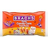 Brach's Halloween Classic Candy Corn, Trick or Treat Pouches, 30 oz, 60 Ct | Classic candy corn, individually wrapped, Halloween, trick-or-treat packs, party favors, sharing, fall