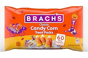 Brach's Classic Candy Corn Trick or Treat Packs, 60 Mini Pouches