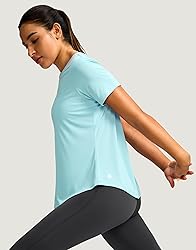 Women's Short Sleeve Workout Shirts Breathable UPF