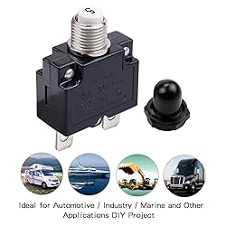 RKURCK 5 Amps Push Button Circuit Breakers, AC