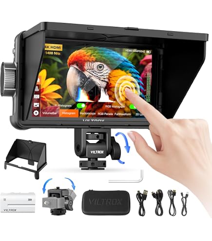 Amazon.com : 7 inch 4K HDMI Field Monitor Kit, VILTROX DC-70 II on