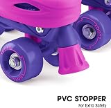 Xootz Kids Quad Skates Beginner Adjustable Purple Sizes 9-12 view 6