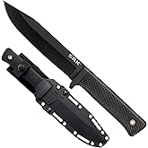 Cold Steel SRK 6" SK-5 Clip Point Razor-Sharp Blade 4.75" Durable Kray-Ex Handle Tactical Fixed Blade Knife w/Secure-Ex Sheat
