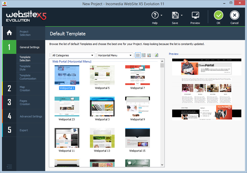 Website X5 Evolution 8 Rus