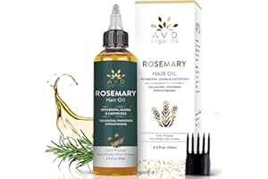 AVD Organics Rosemary Oil for Hair Growth & scalp | Infused With Biotin | Hair Strengthening Nourishing and Volumizing | Infu