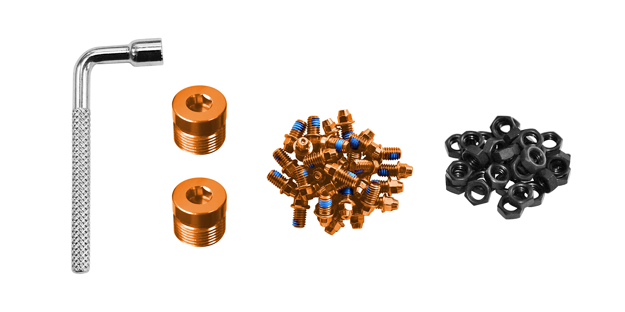 Funn Pedal Pins Studs for Black Magic Pedals (Orange) โ image 1