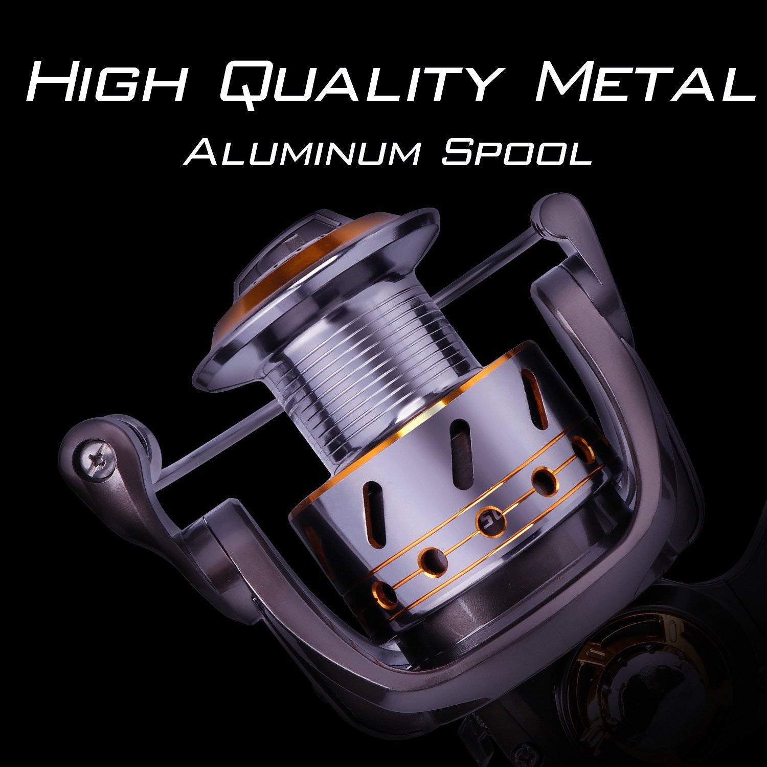 Sougayilang Fishing Reel Spinning 12+1BB Ultralight Smooth Powerful