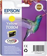 Epson T0804 Yellow Ink Cartridge Claria Photo HD Inkjet for Stylus Photo P50 PX
