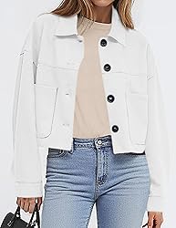 PRETTYGARDEN Women's Faux Suede Cropped Jacket