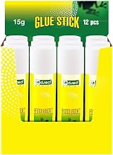 D.RECT Glue Stick 15g PVA Adhesive for Craft Scrapbooking Pack of 12
