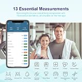 Grifema GA2001 Digital Body Fat Scale, 150kg, BMI, App Sync, Black view 6
