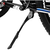 BV Bicycle Kickstand for 24&rdquo;-28&rdquo; - Adjustable Bikes Kickstand for Adult Bike with Non-Slip Foot &amp; Spring-Loaded Latch for Stable Any-Angle Stance - Bicycle Stand for Mountain, City &amp; Hybrid Bikes