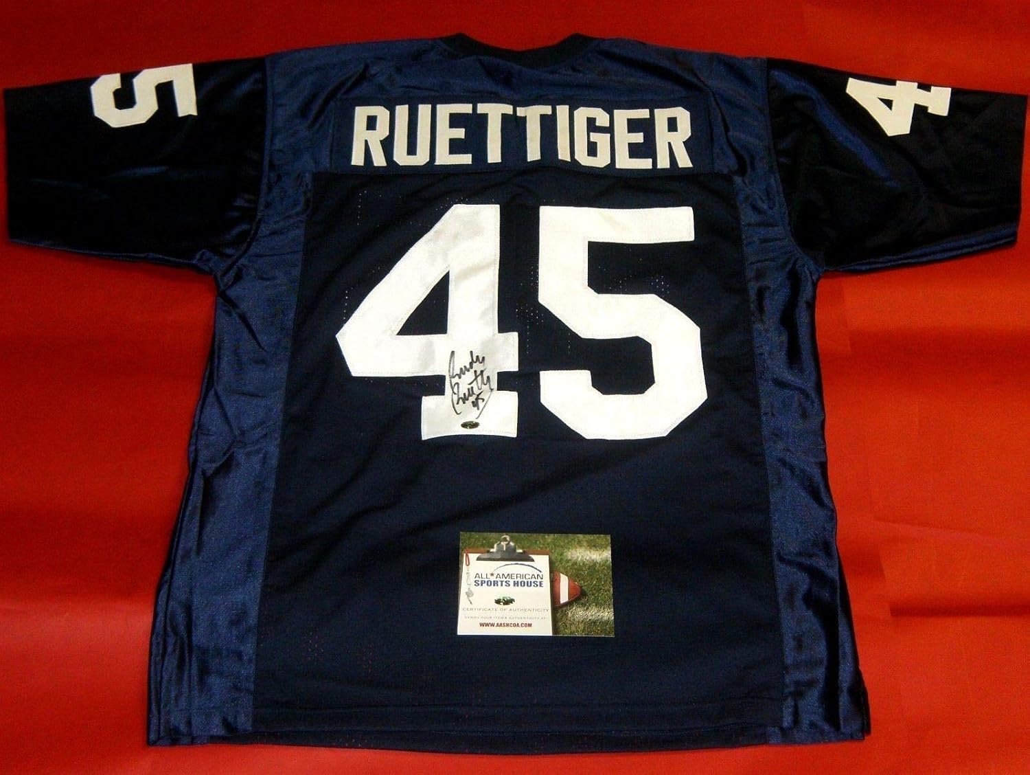 rudy notre dame jersey