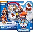 Paw Patrol Snow Rescue – Zuma with Transforming Pup Pack and Badge