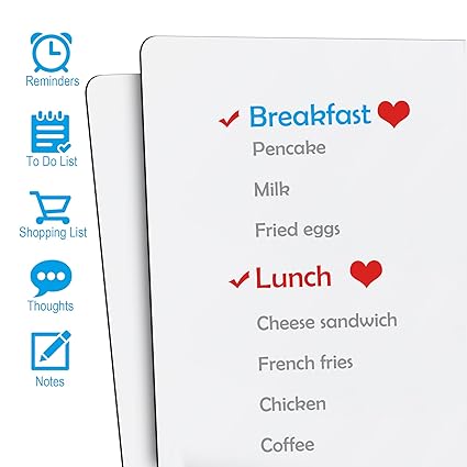 Aluan - Tablero magnético de borrado en seco para nevera, armario ...