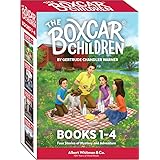 The Boxcar Children Books 1-4 ( Cover may Vary )
