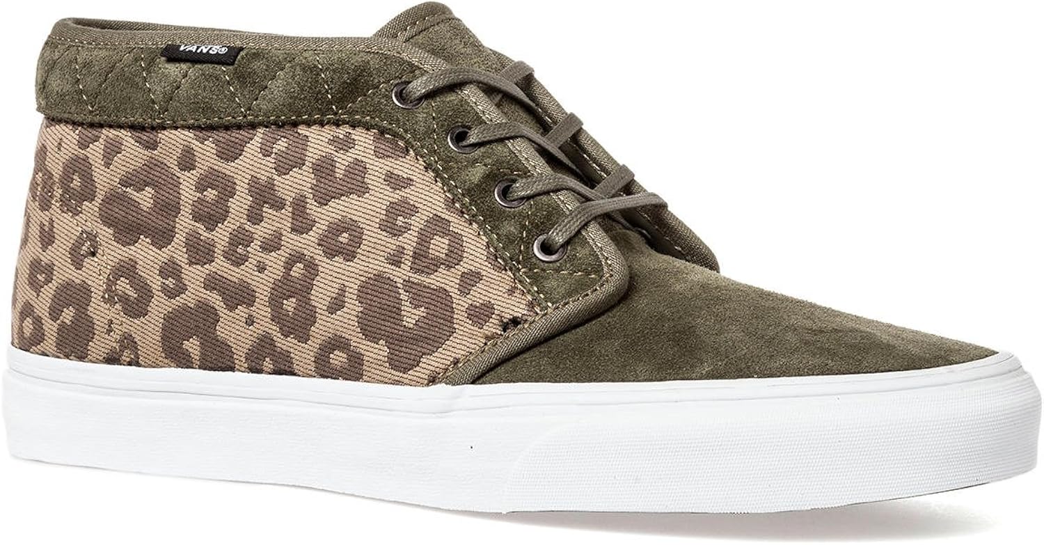 leopard chukka boots