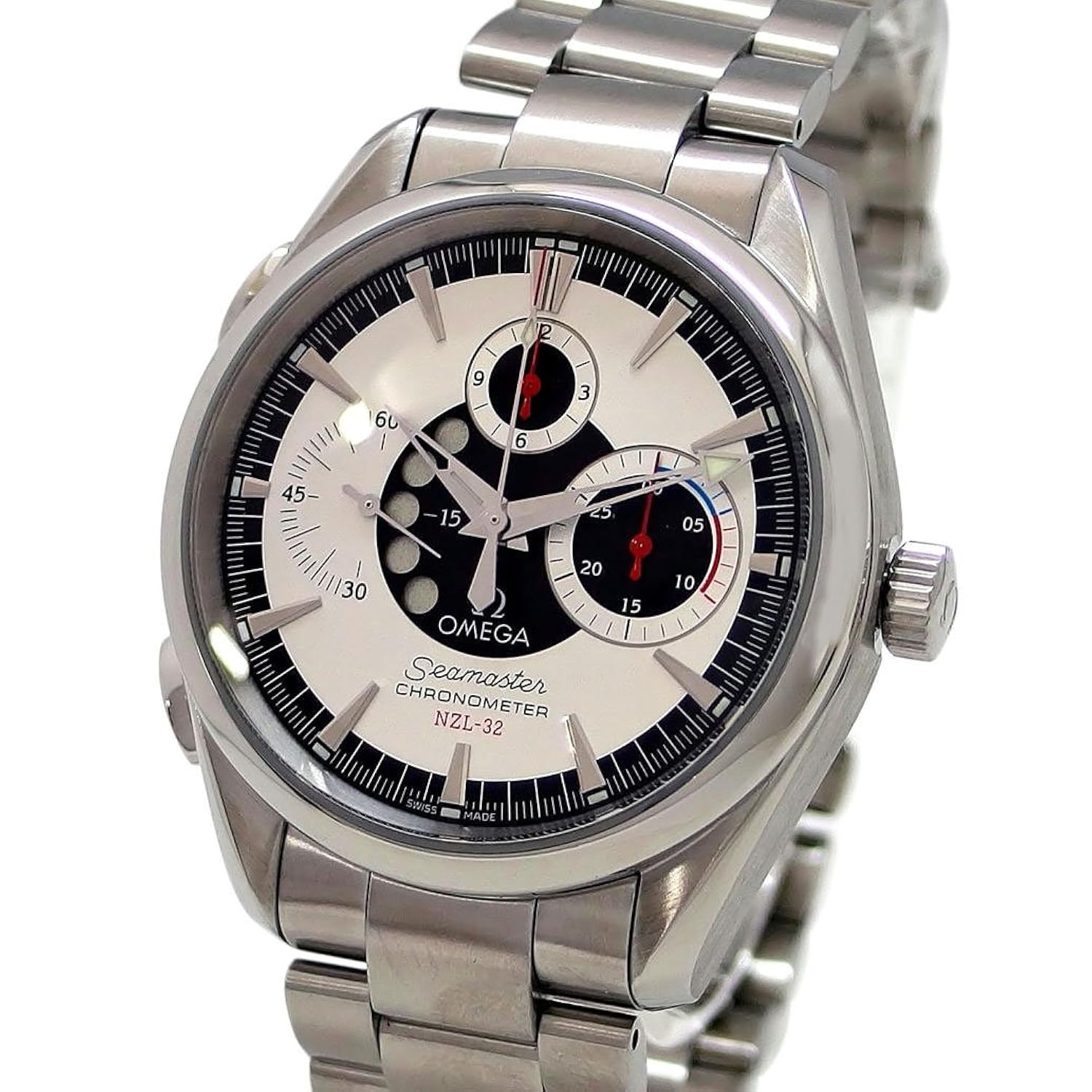 早割クーポン オメガ Omega シーマスター Nzl 32 Ref 2513 30 00 オートマチック 自動巻き ホワイト 白文字盤 メンズ 中古 B07cvykktz Studioweb Com