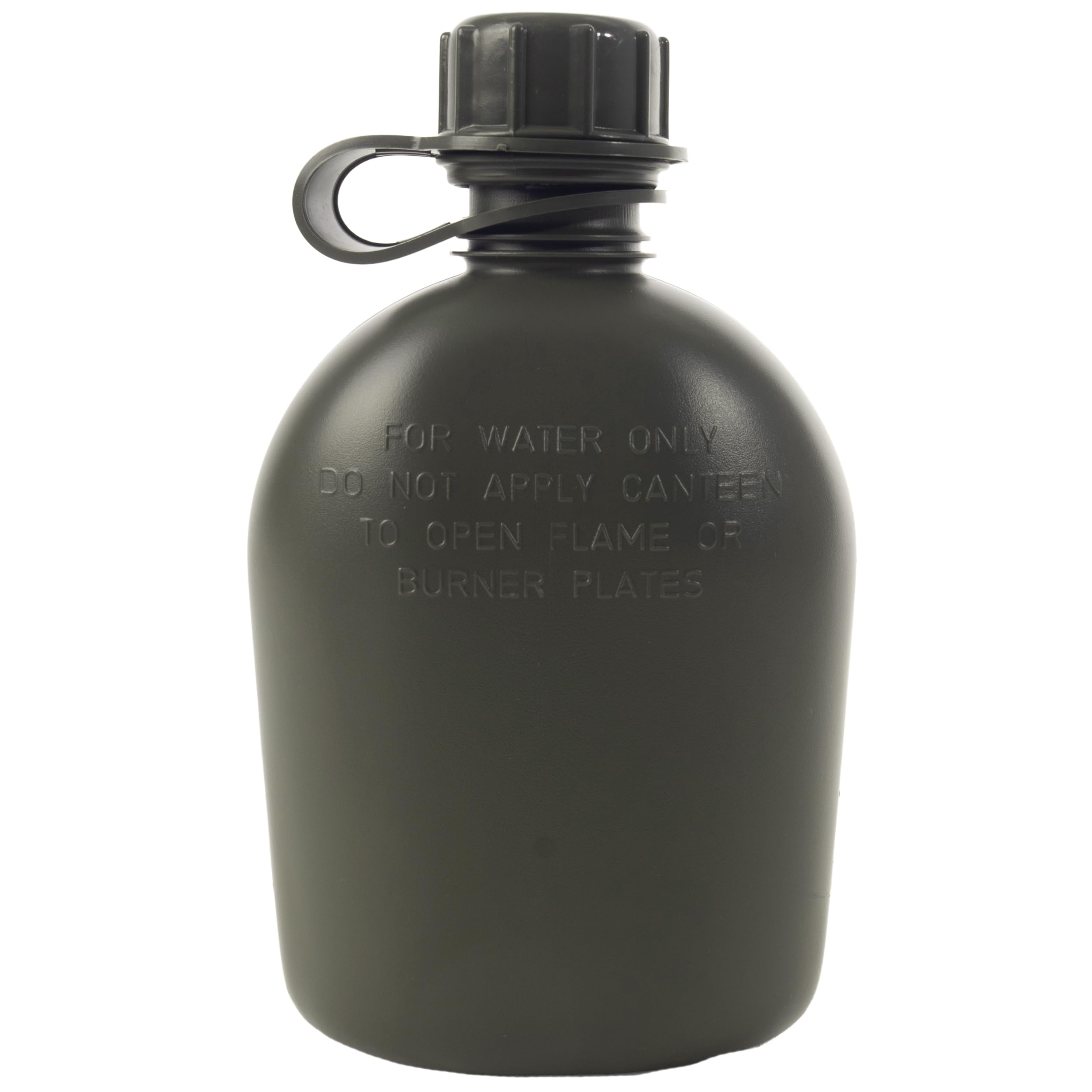 Photo 1 of Rothco 3 Piece 1 Quart Plastic Canteen - Lightweight Outdoor Camping Survival Water Bottle, Olive Drab