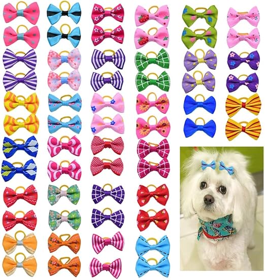 tiny dog hair bows