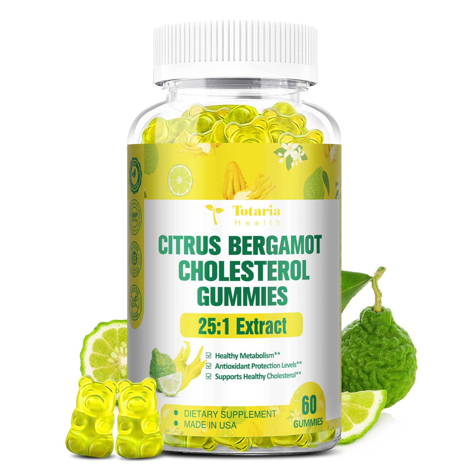 Citrus Bergamot Cholesterol Gummies