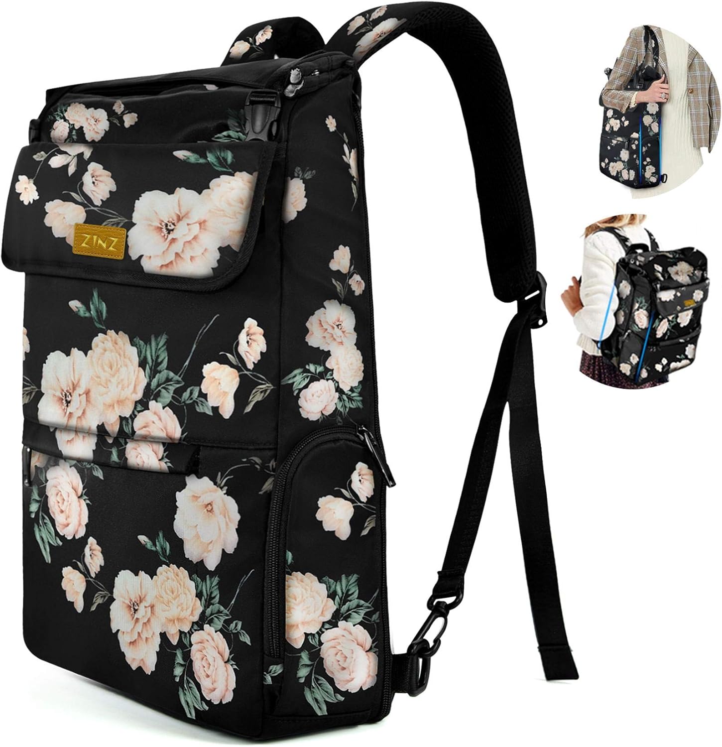 Slim & Expandable 17 17.3 Inch Laptop Backpack Shoulder