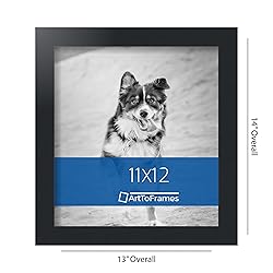 ArtToFrames 11x12 Inch Black Picture Frame, This
