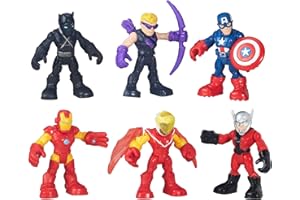 Playskool Heroes Super Hero Adventures Captain America Super Jungle Squad Action Figure Set, Preschool Toys for Boys and Girls 3 and Up