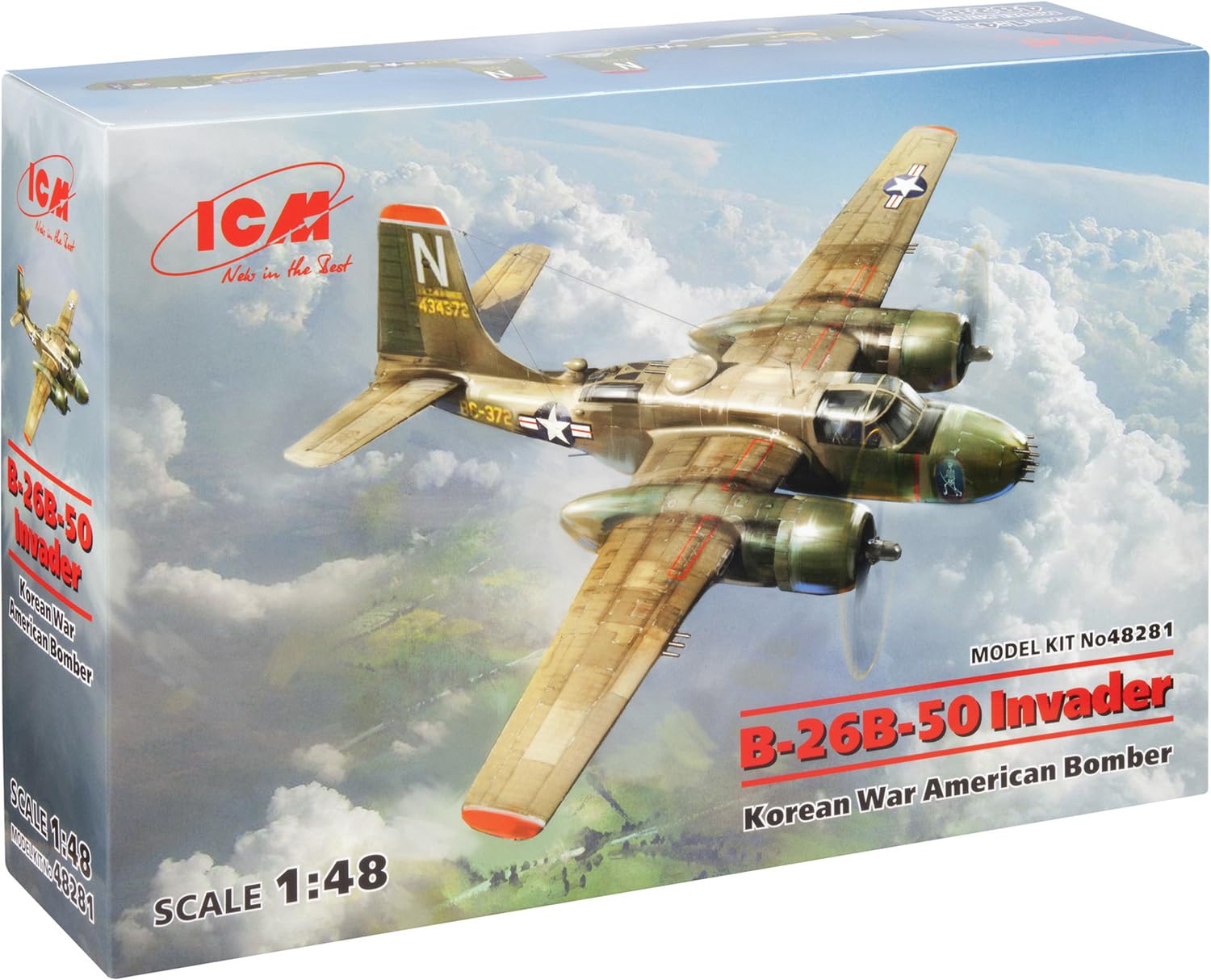 ICM 1:48 - B-26B-50 Invader Korean War American Bomber
