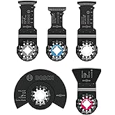 BOSCH OSL005L 5 pc. Starlock® Oscillating Multi-Tool Carbide Cutting Accessory Blade Set